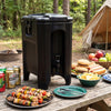 4.4 Gallons Insulated Beverage Dispenser with Handles and Drip-Proof Faucet-Black