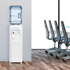 5 Gallons Hot and Cold Water Cooler Dispenser with Child Safety Lock - White
