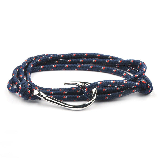 Fashion Hot Multilayer Rope Bracelet hope Anchor Sailor Anchor Bracelets  For Men and  Women Best Gift Hook Bracelet