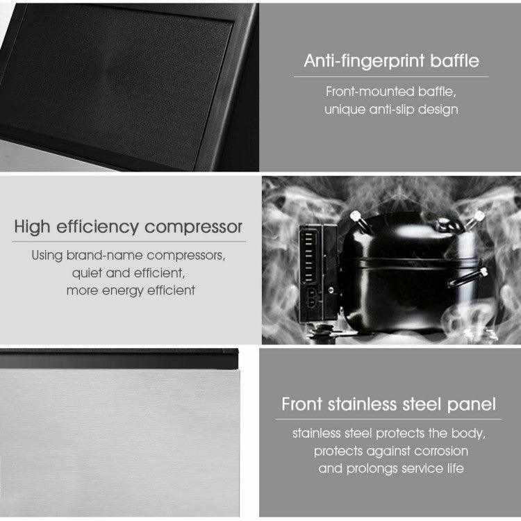Compact Stainless Steel Ice Maker