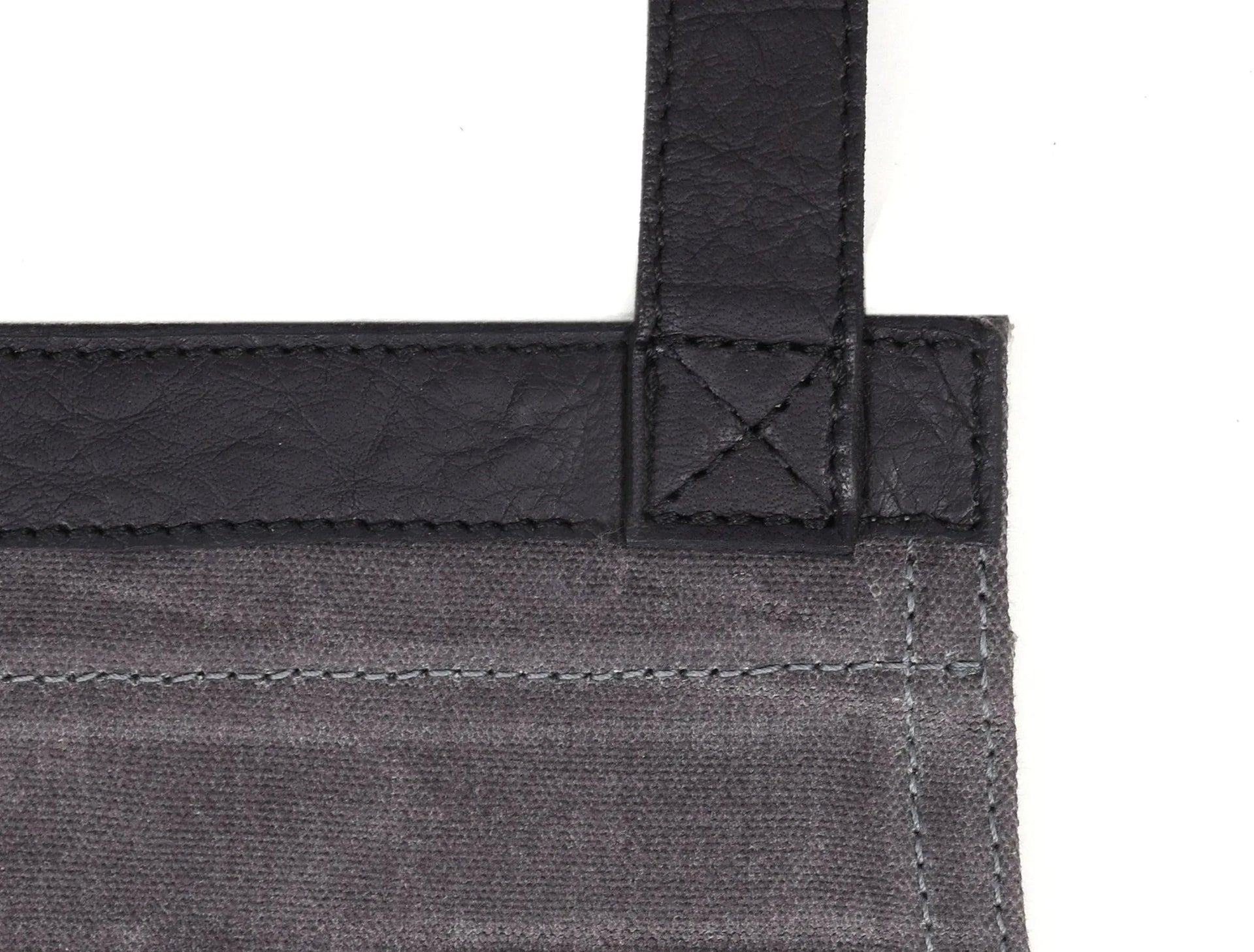Arucas Leather Canvas Apron - Stress Grey - Gifts for You 'n Me