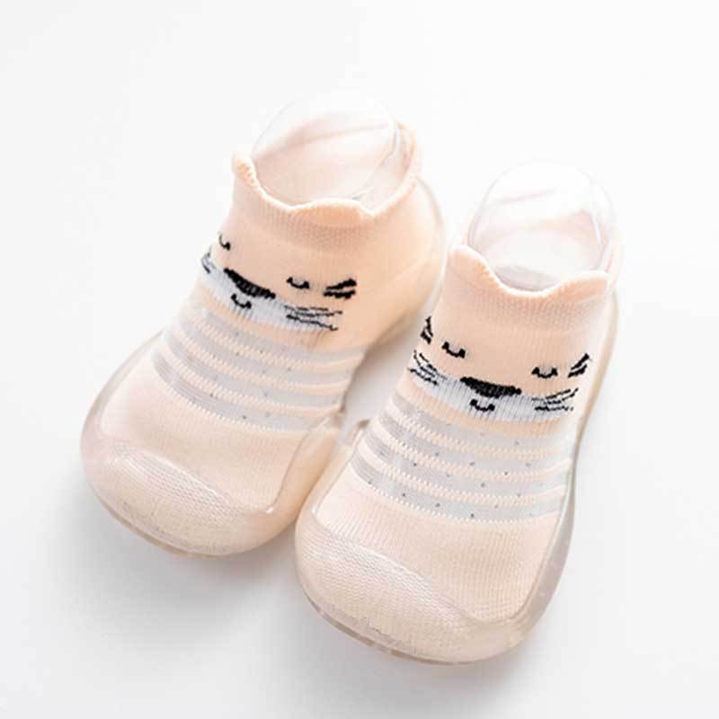 Children Anti-slip Shoes Newborn Baby Girl Cotton Non-slip Floor Socks Baby Boy Rubber Cartoon Indoor Socks Infant Shoes
