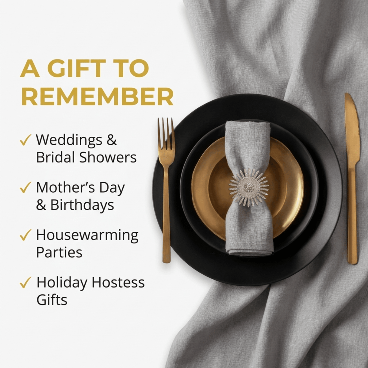 Silver Crystal Napkin Rings – Silver Radiance