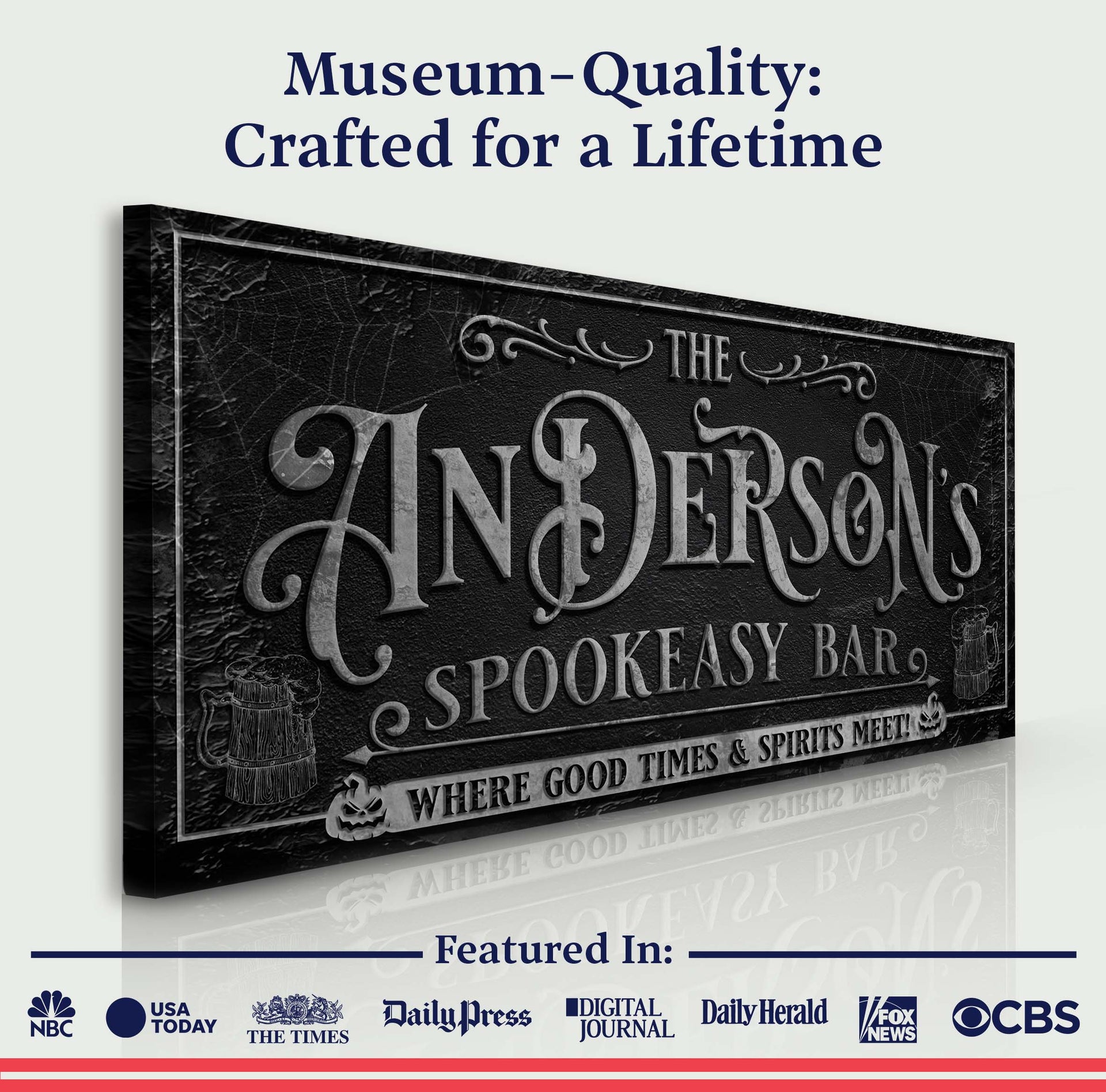 Personalized Spookeasy Bar Sign