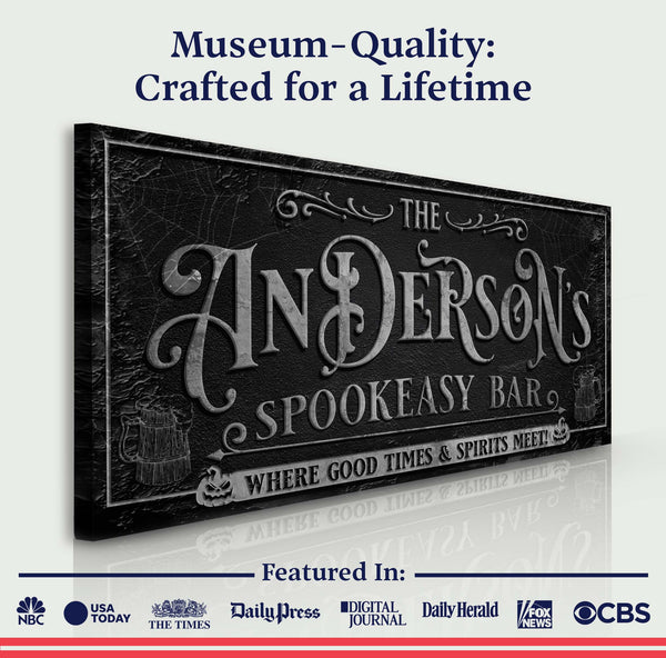 Personalized Spookeasy Bar Sign