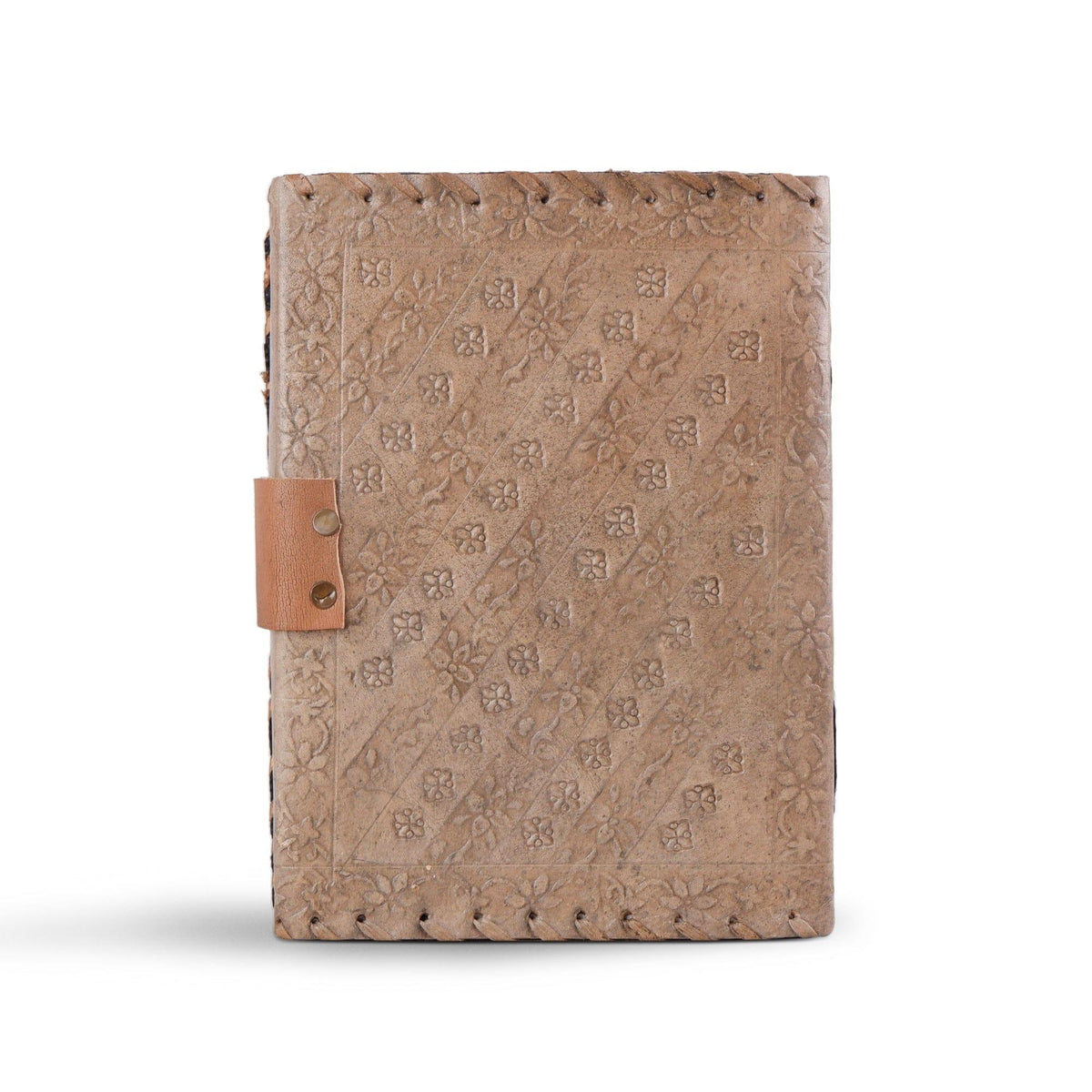Handcrafted Vintage 4 Stone Leather Diary