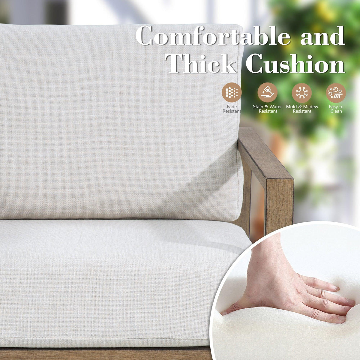 Hamarto Patio 2 Lounge Chair and 2 Ottoman