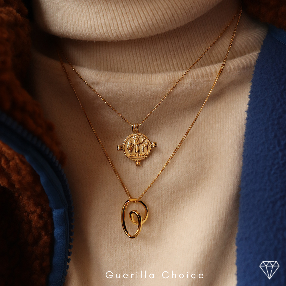 AUBREY CHARM GOLD NECKLACE