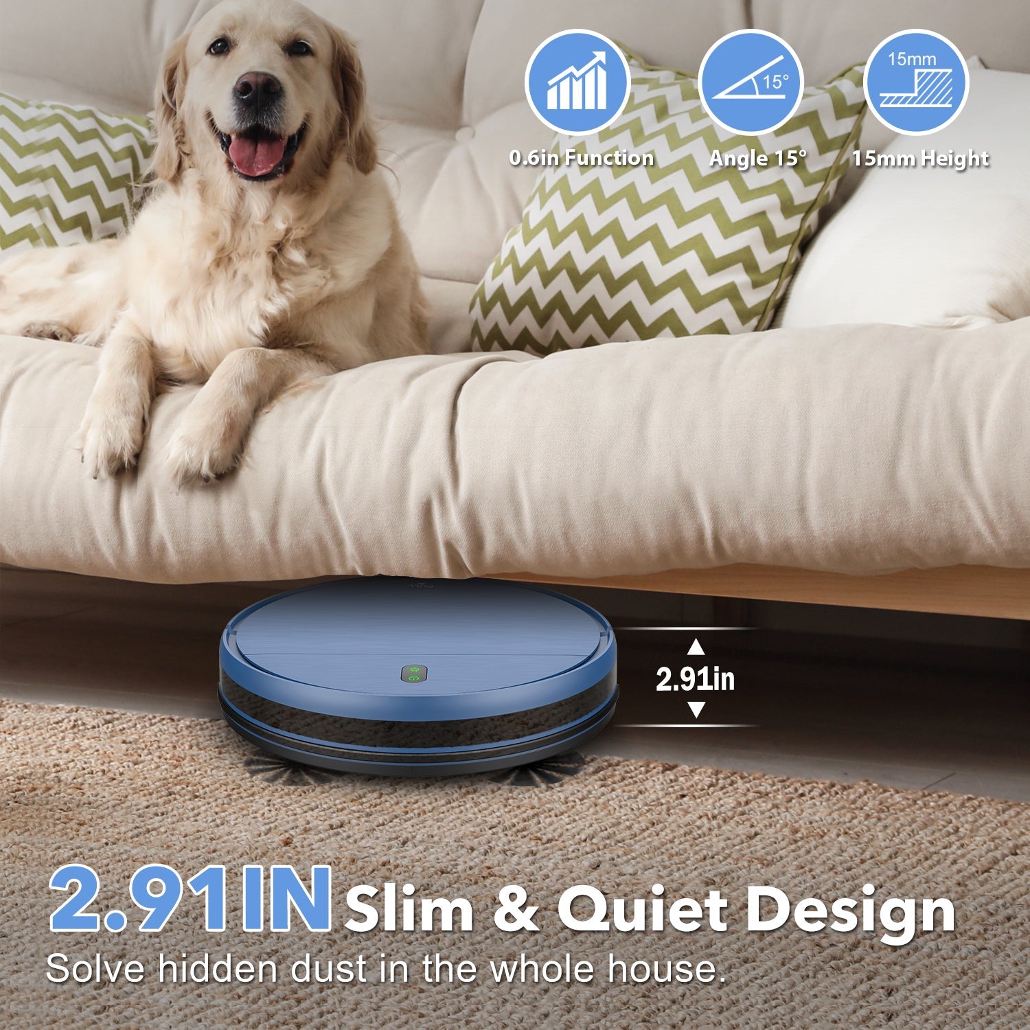 Smart 3-in-1 Robot Vacuum Cleaner (BR151)