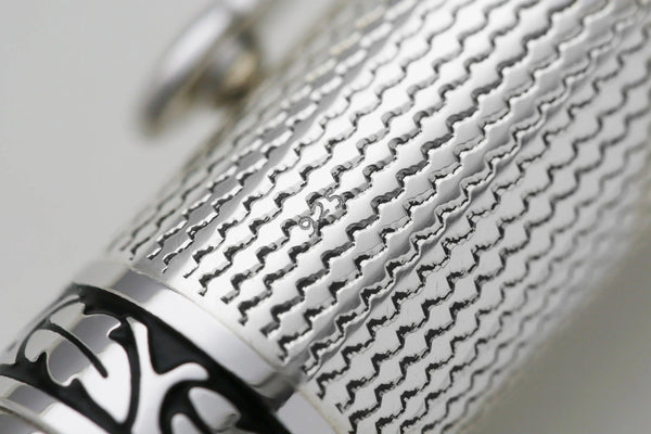 Tribune 925 Sterling Silver Guilloche Engraved Ballpoint Pen - Gifts for You 'n Me