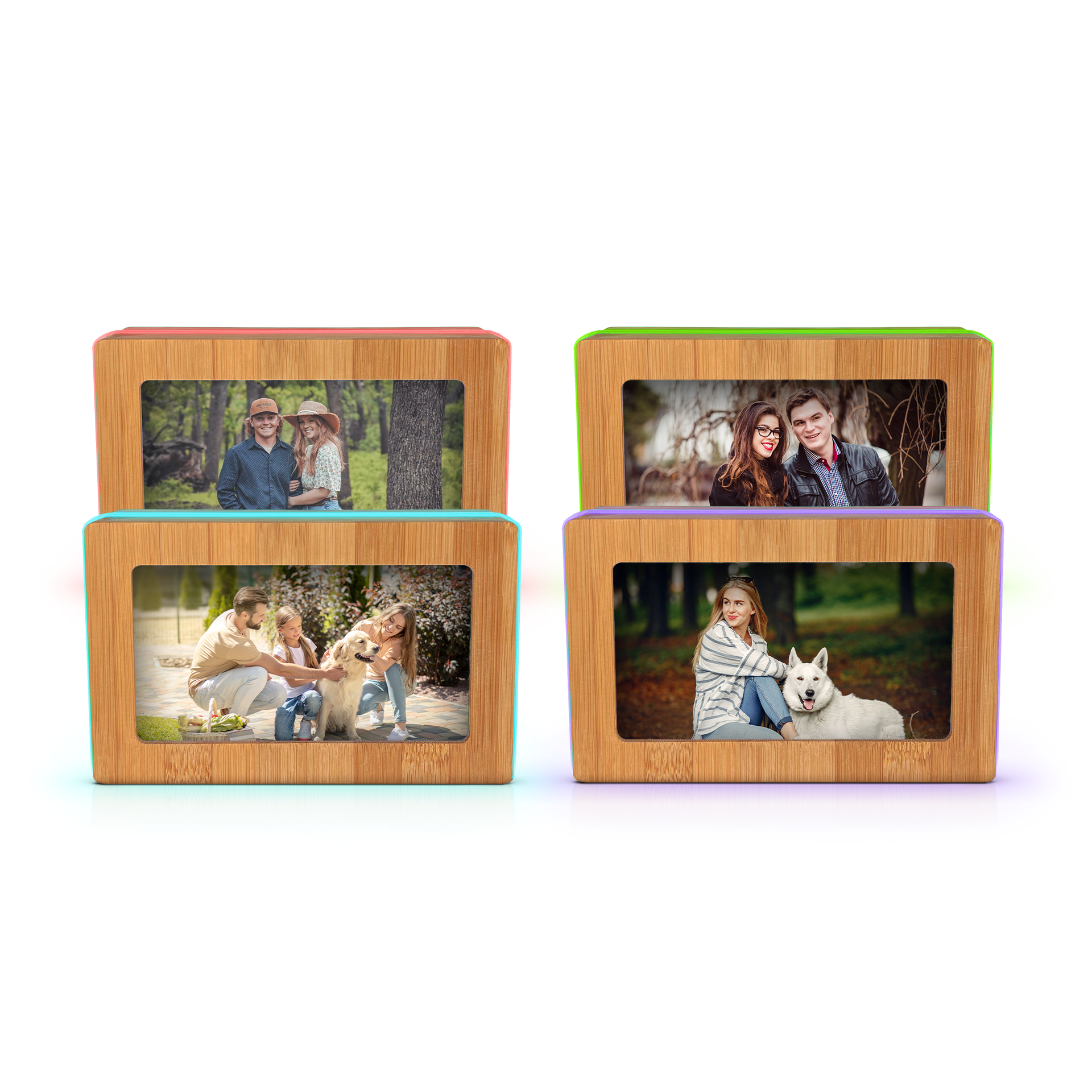 Memory Digital Friendship Frame – Smart Wi-Fi Photo Frame Lamp for Long Distance Connection