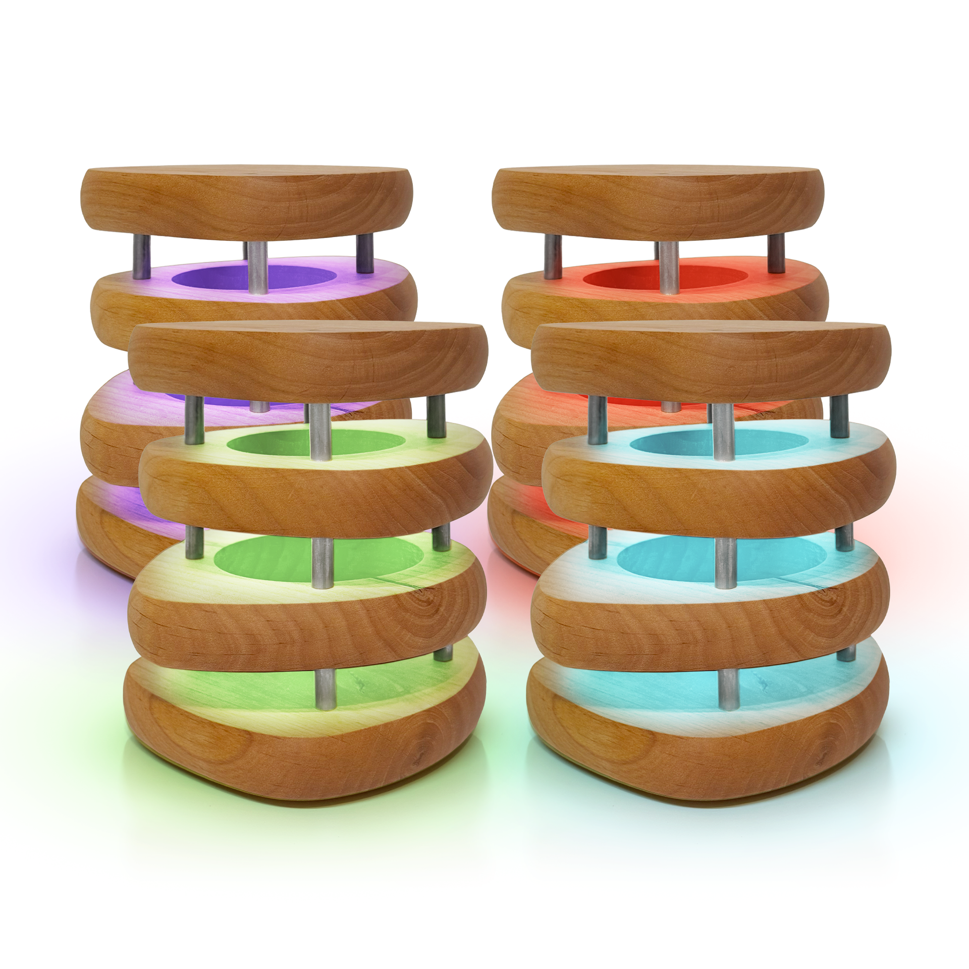 Mid-Century Design Friendship Lamp – Retro Wi-Fi Touch Lamp | Stay Connected Through Time & Distance