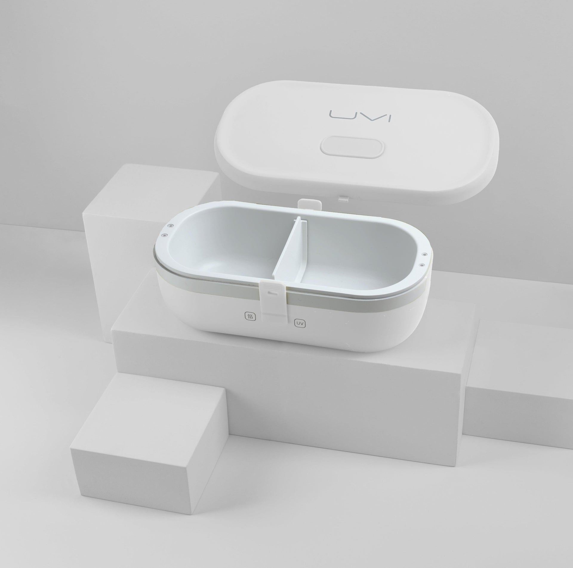 Self-Heating Lunch Box With USB-C Cord and UV LIGHT SANITIZER
