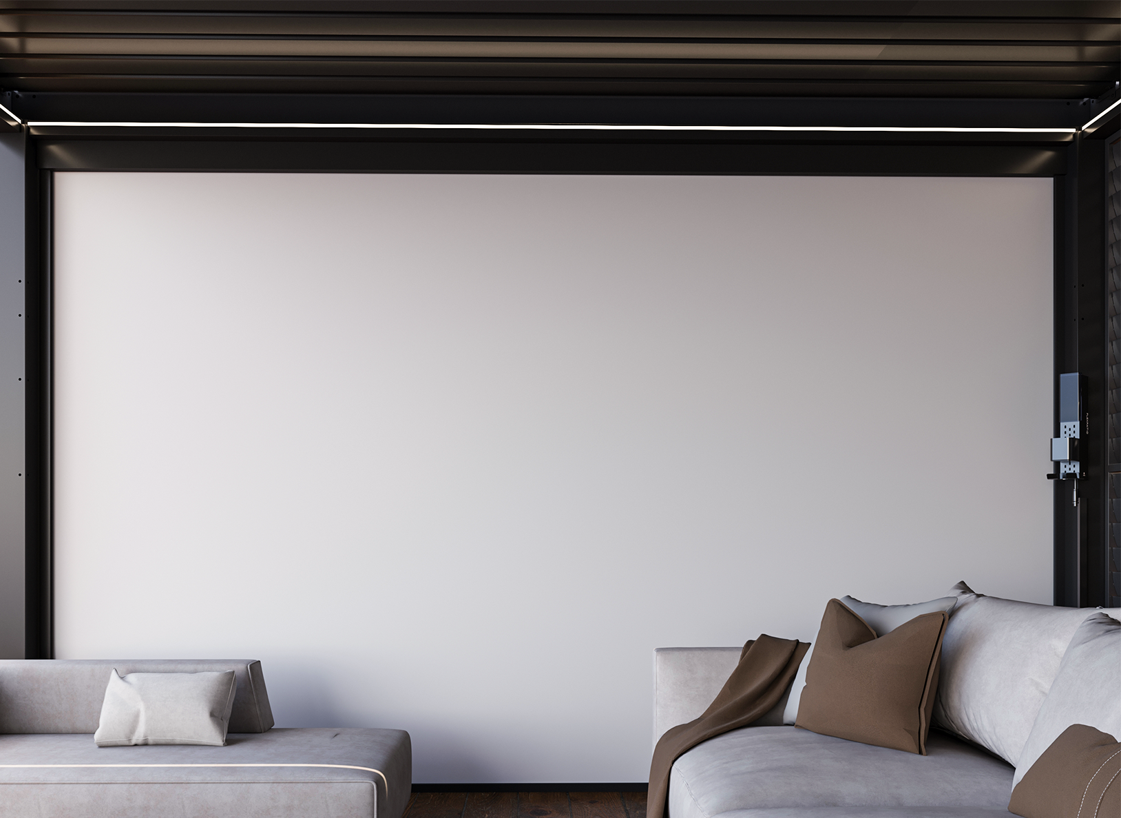 Motorized Projection Screen