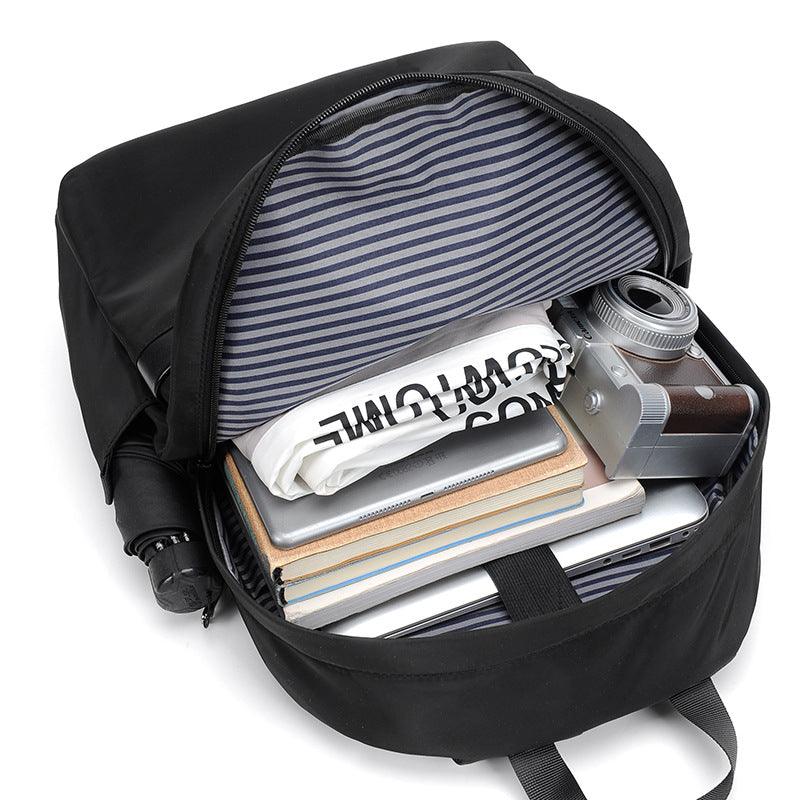 Premium Waterproof High-Density Nylon Backpack for Men & Women | Durable, Fashionable & Lightweight Urban Travel Bag | Black Laptop Backpack for Work, School & Daily Commute | Perfect for Urban Exploration & Minimalist Design Lover Wautton Outdoor Gear