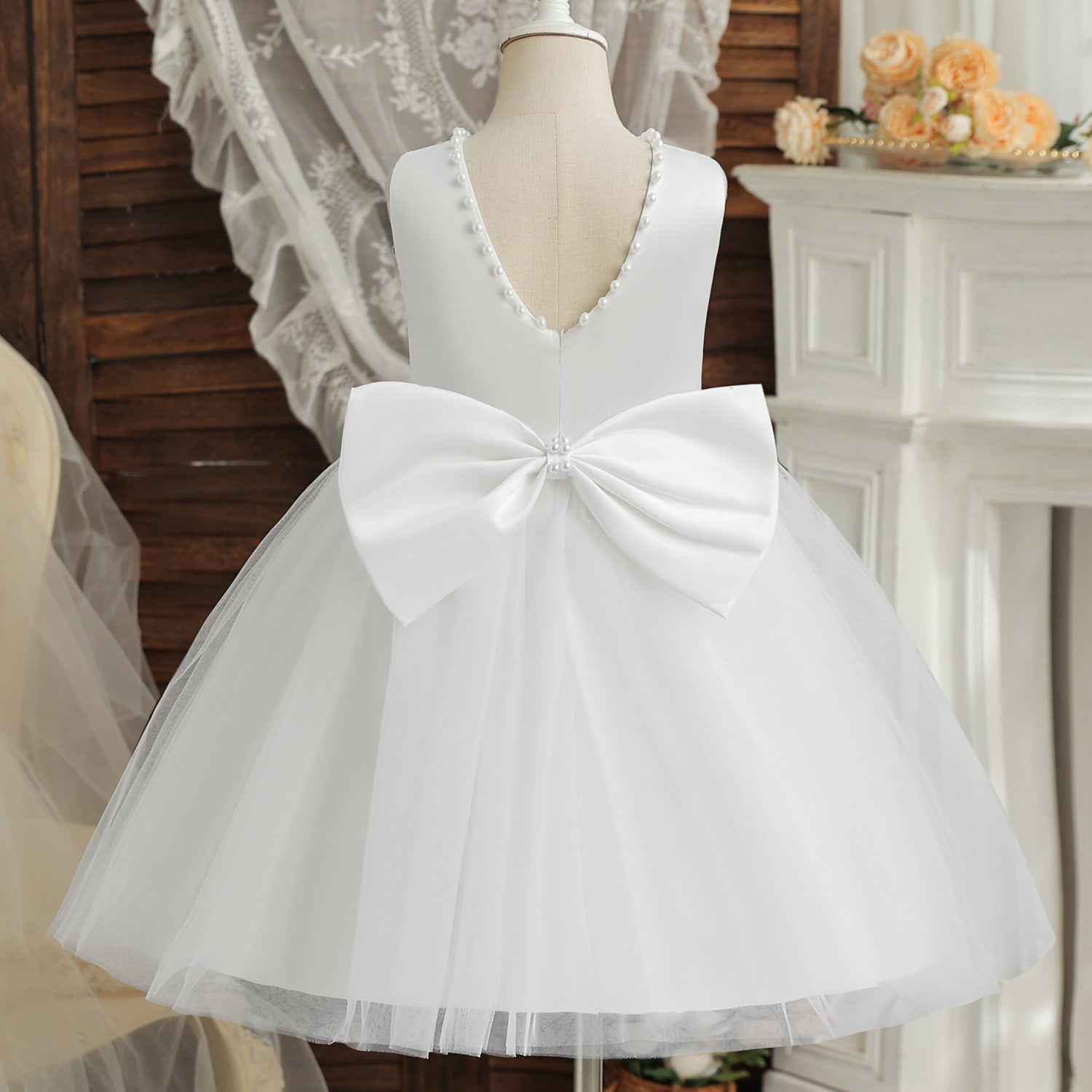 Luxury Girls First Birthday Dress for Newborn Baby Toddler for Princess Great for Parties and Carnivals Girl Party Prom Gown Clothing Wear 1-5 years