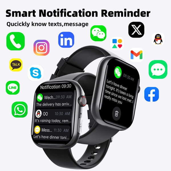 Best ECG Smart Watch of 2024 With Blood Pressure Monitor+Blood Glucose Monitoring - Gifts for You 'n Me