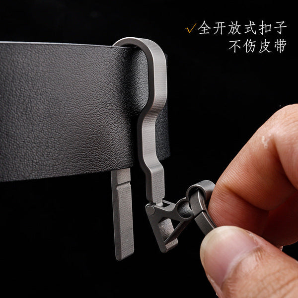 Men's Titanium Alloy Keychain - Lightweight & Strong Key Ring Wautton Outdoor Gear