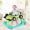 4-in-1 Foldable Activity Push Walker with Adjustable Height-Green