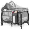 4 in 1 Portable Baby Nursery Center with Net and Music Box-Gray