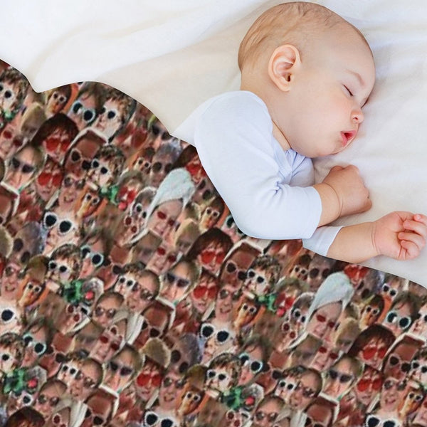 Lewis Capaldi Collage Repeat Print Anti-pilling Throw Blanket