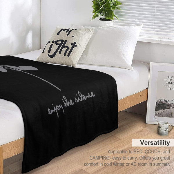 Enjoy The Silence Velvety-soft Throw Blanket