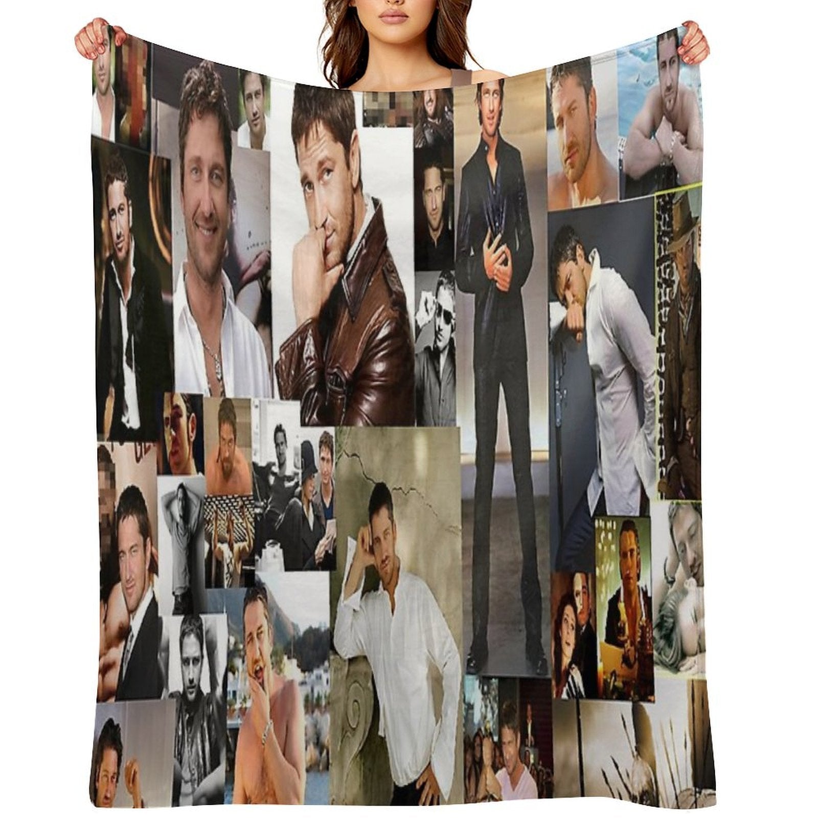 Gerard Butler Shrink-resistant Throw Blanket