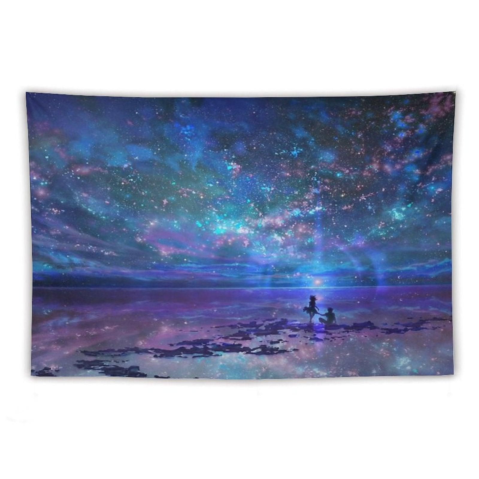 Ocean, Stars, Sky, And You Tapestry