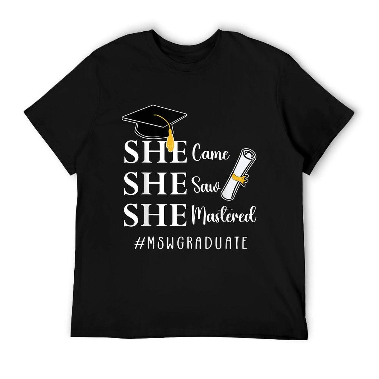 MSW Master’s Degree Master Of Social Work Graduation T-Shirt