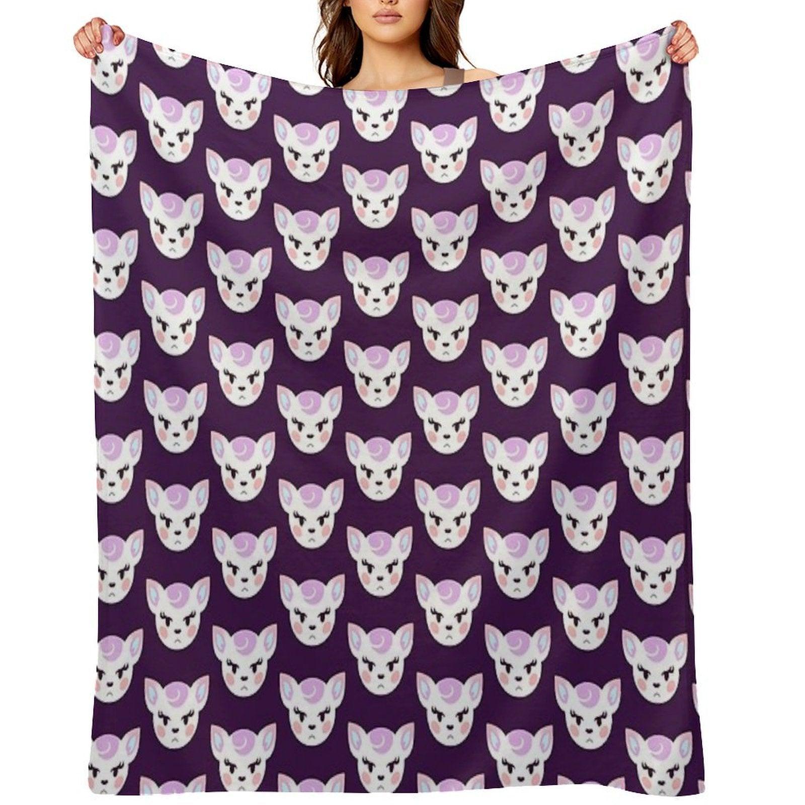 Deer Gal Diana Throw Blanket