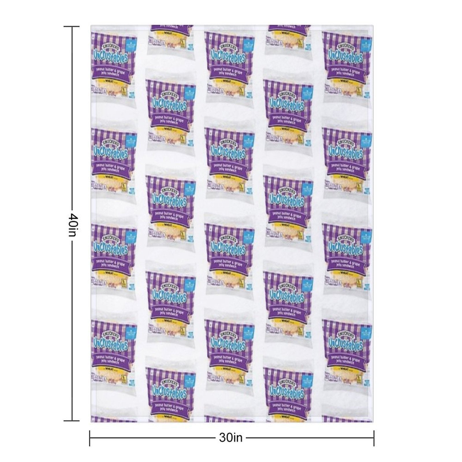 Uncrustables All-season Throw Blanket