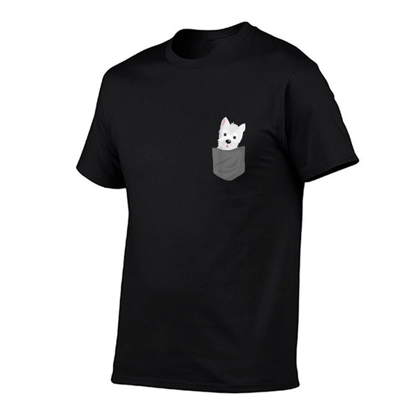Dog In A Pocket Cute Westie Terrier Lover Puppy T-Shirt