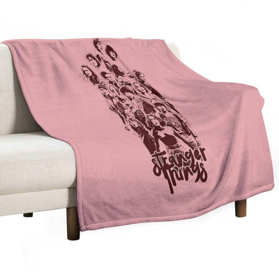 3 Times Stranger Throw Blanket