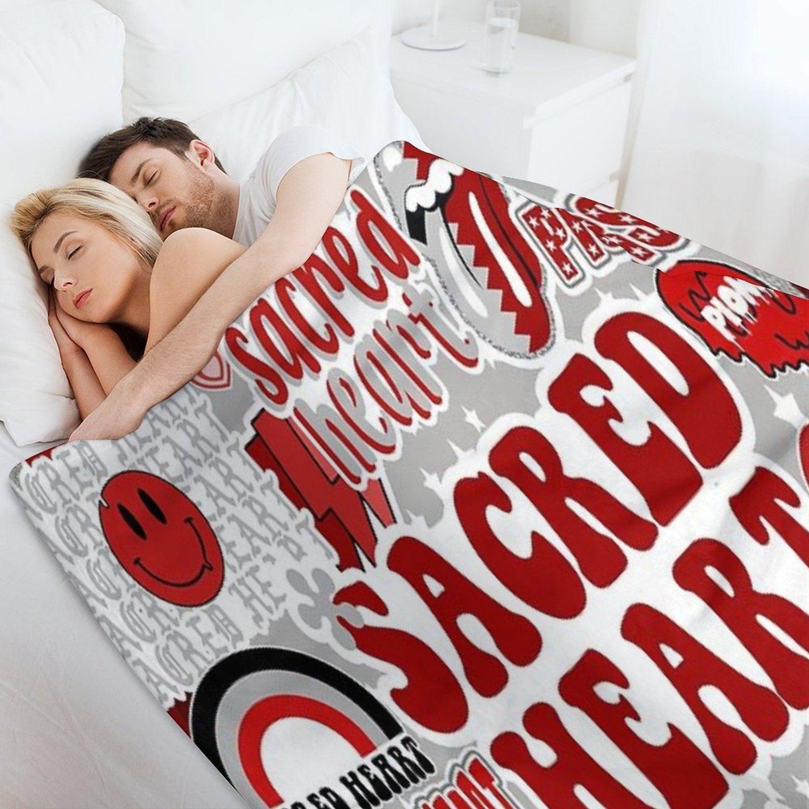 Sacred Heart Collage Throw Blanket