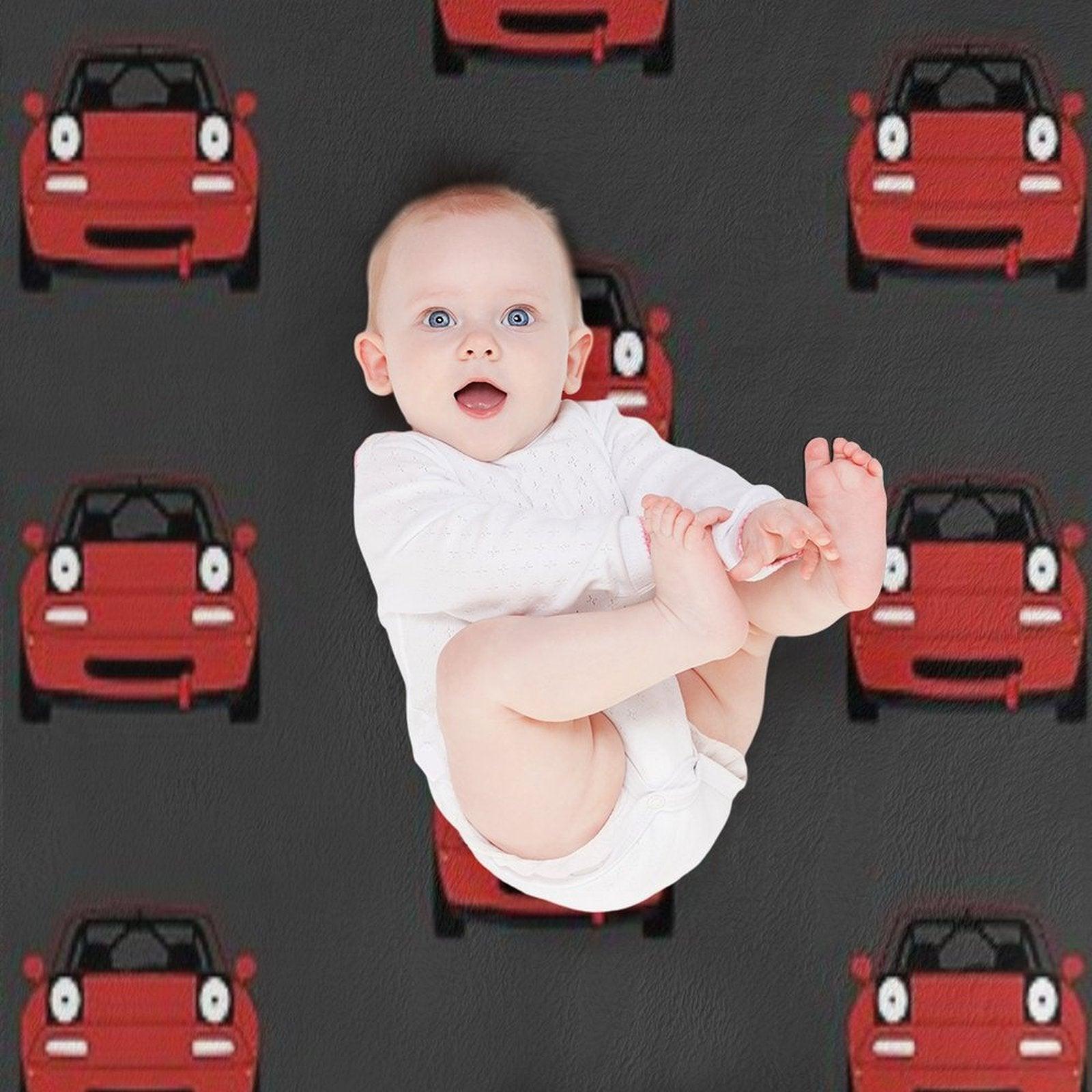 Miata Racecar Throw Blanket