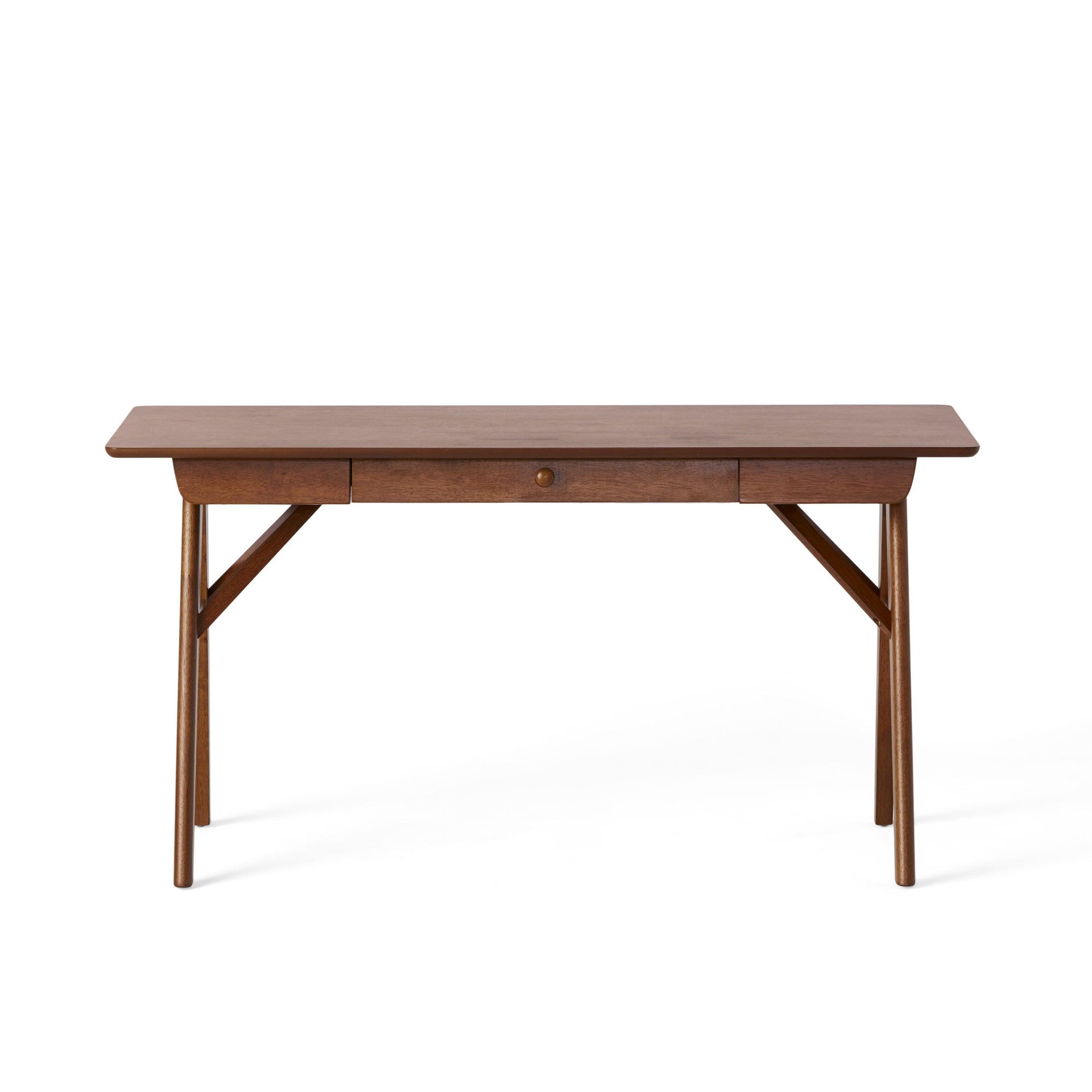 Modern Wood Desk with Drawers