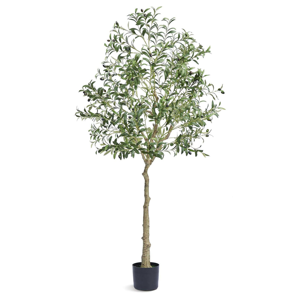 6 FT Tall Artificial Olive Tree - Lifelike Design for Your Space