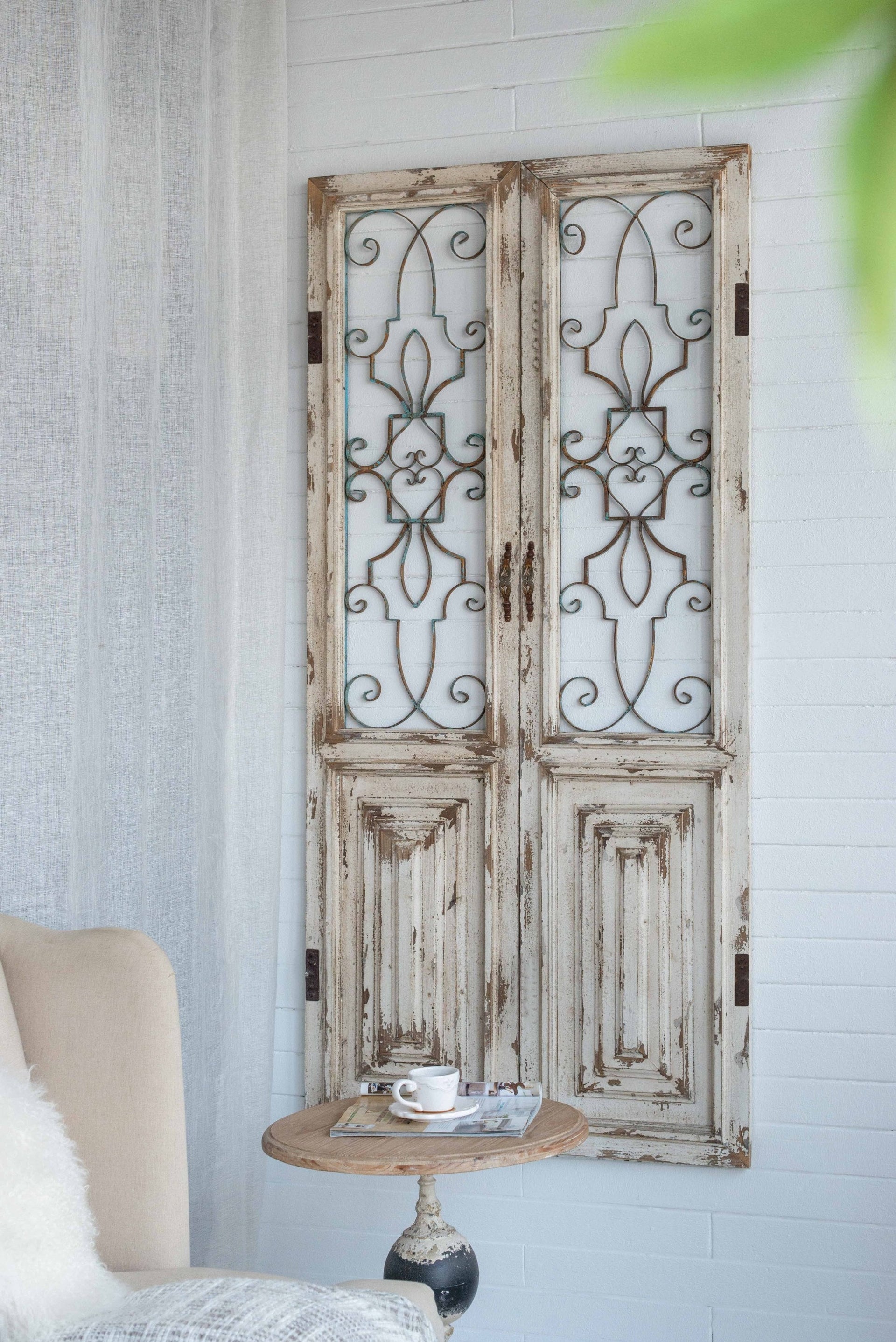 15.8x66.9' Wooden Decorative Panel, Decorative Wall Sculpture