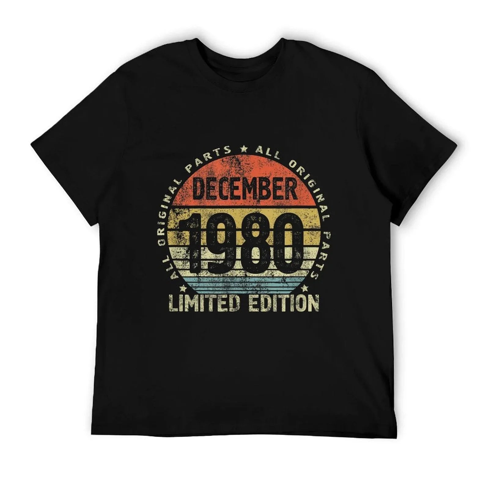 40th Birthday Womens Gift, December 1980 Limited Edition  High-quality Stitching T-Shirt
