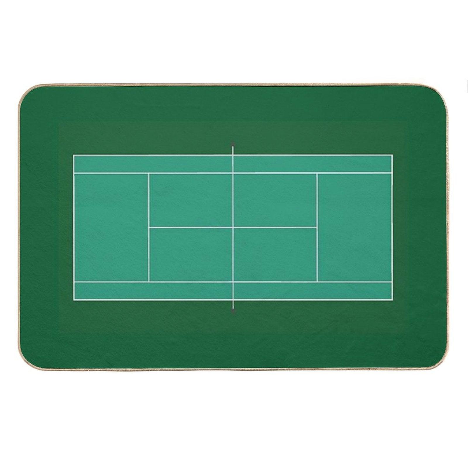 Tennis Court Bath Mat