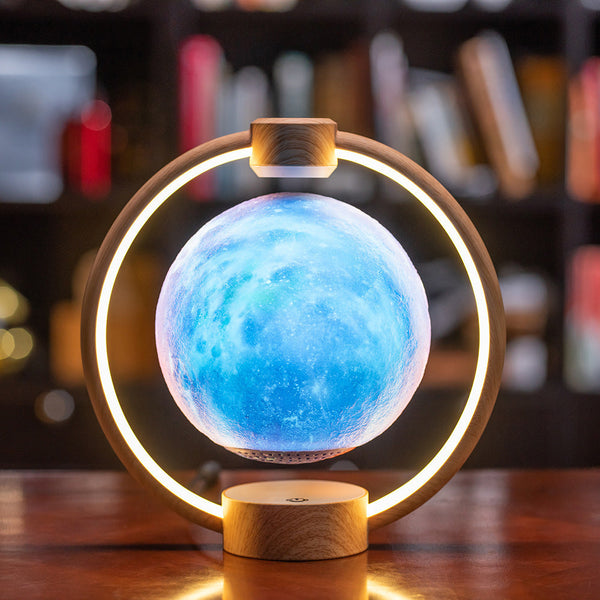 Maglev Moon Light Bluetooth 3D Stereo Diy Colorful Glare Decorbites