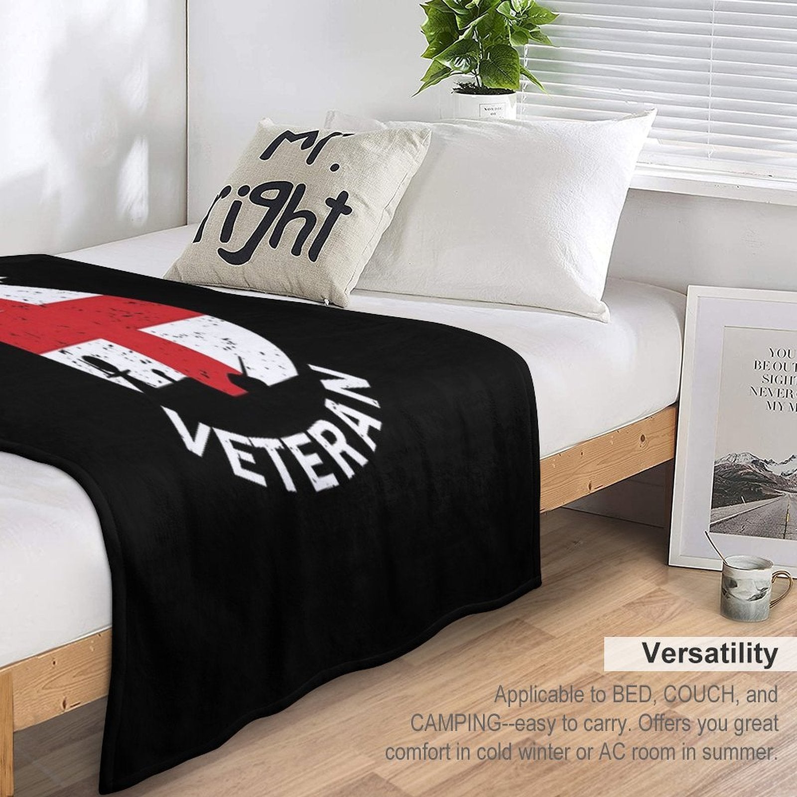 Royal Navy Veteran All-season Throw Blanket