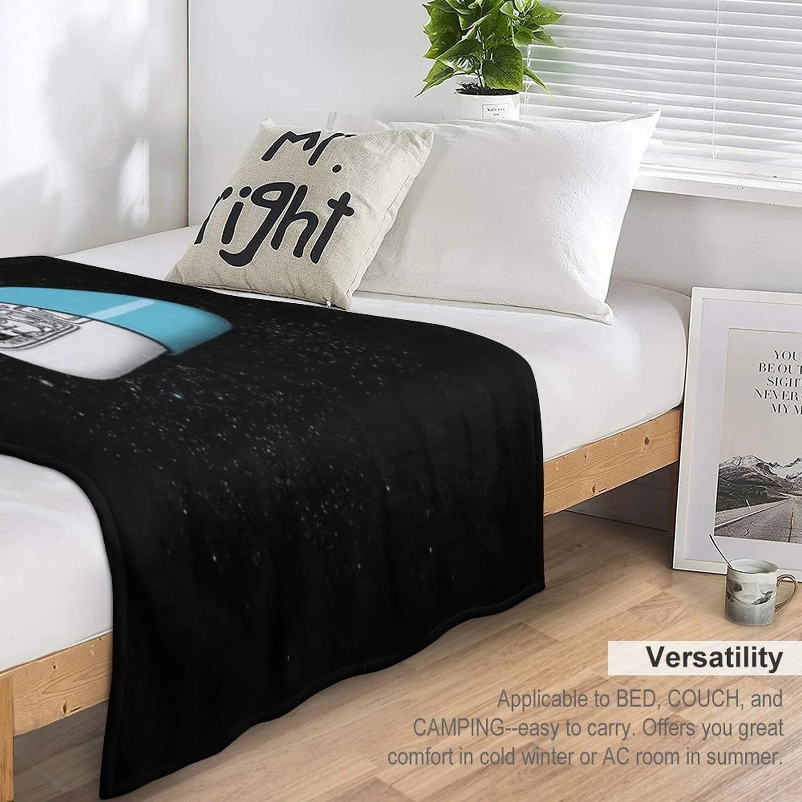 Space Capsule Throw Blanket