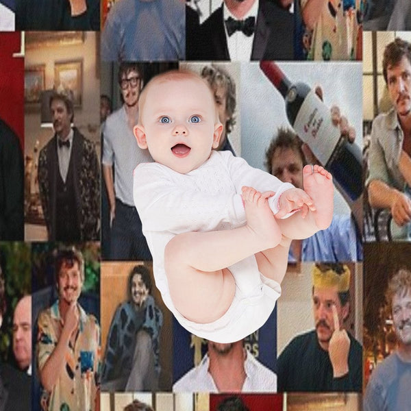Pedro Pascal Machine-washable Throw Blanket