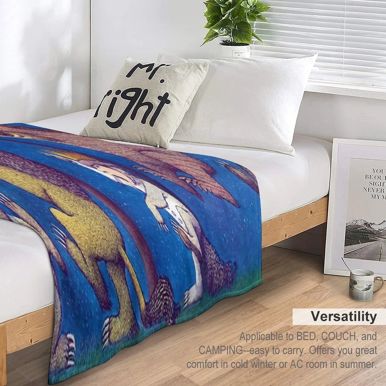Where The Wild Things Are Throw Blanket