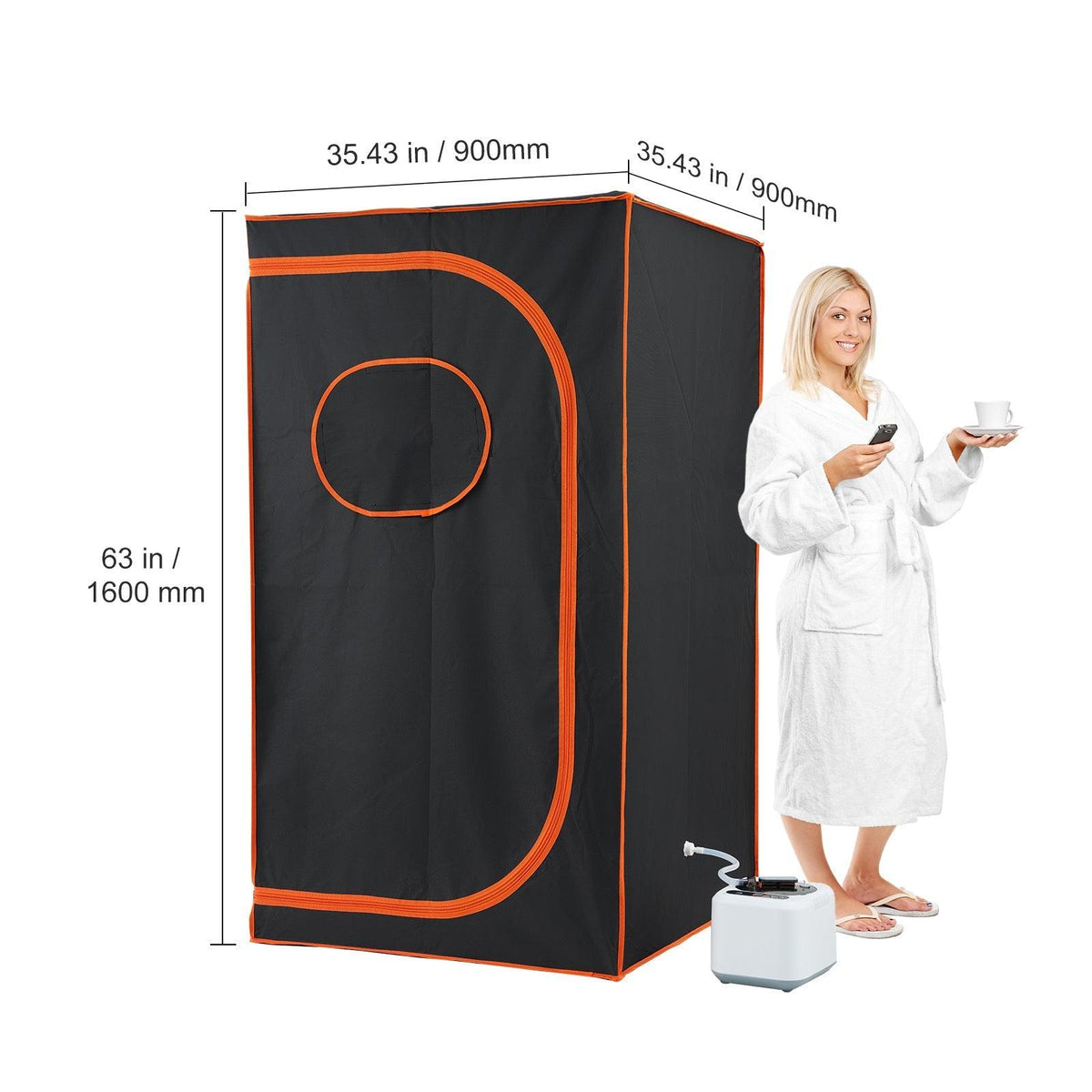 Portable Steam Sauna Tent Full Size