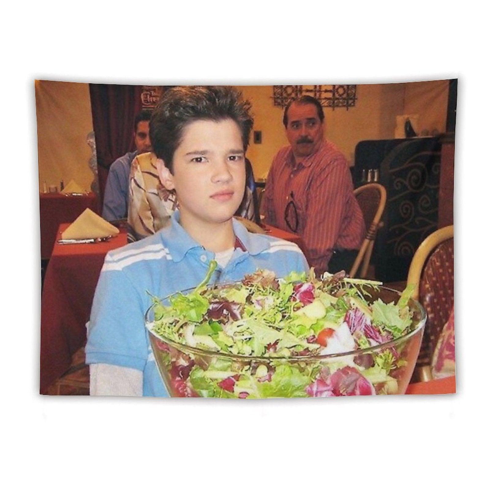 Freddie Benson with A Salad Tapestry