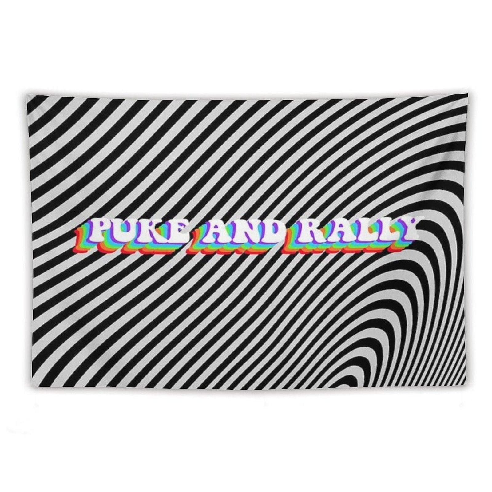 Puke And Rally Tapestry Tapestry