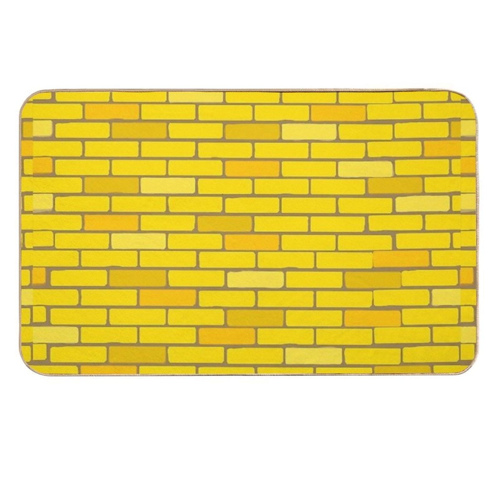 Oz Yellow Brick Street  Absorbent Bath Mat