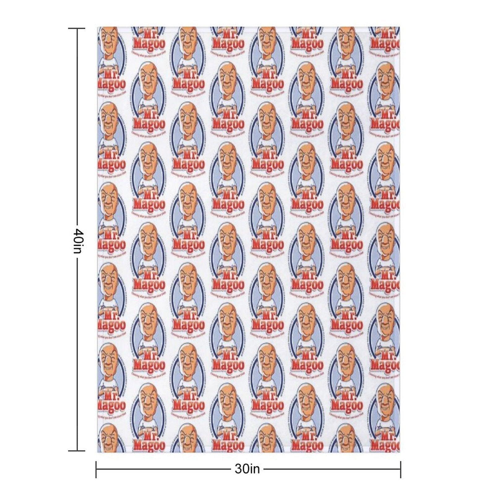 Mr. Magoo As Mr. Clean Throw Blanket